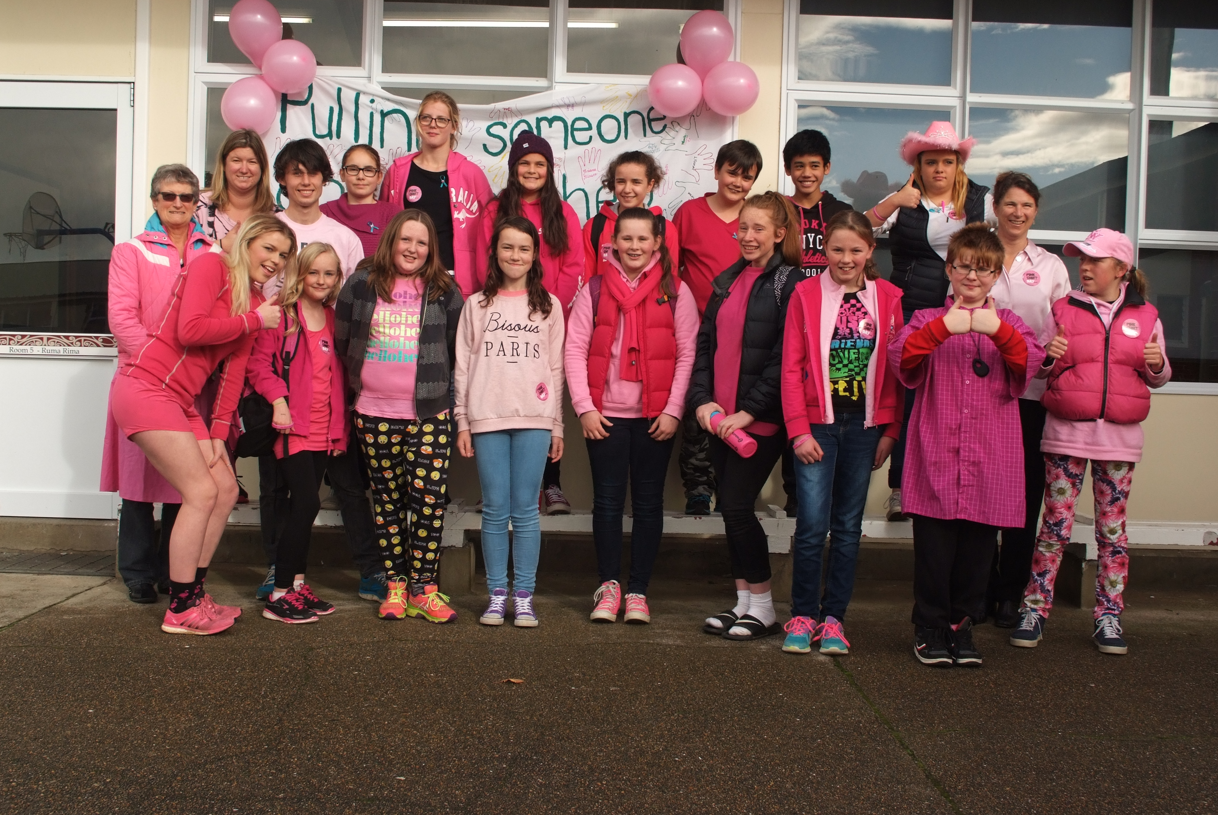 Aparima College supports Pink Shirt Day