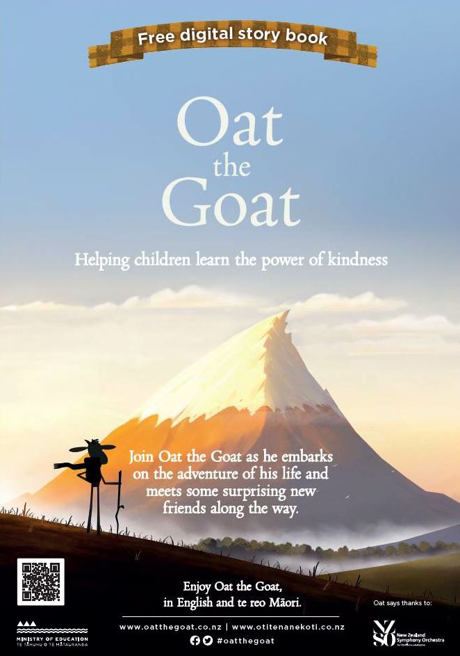 Oat the Goat A3 poster