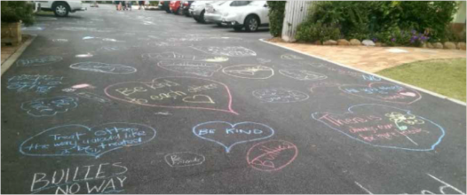 playground chalk messages