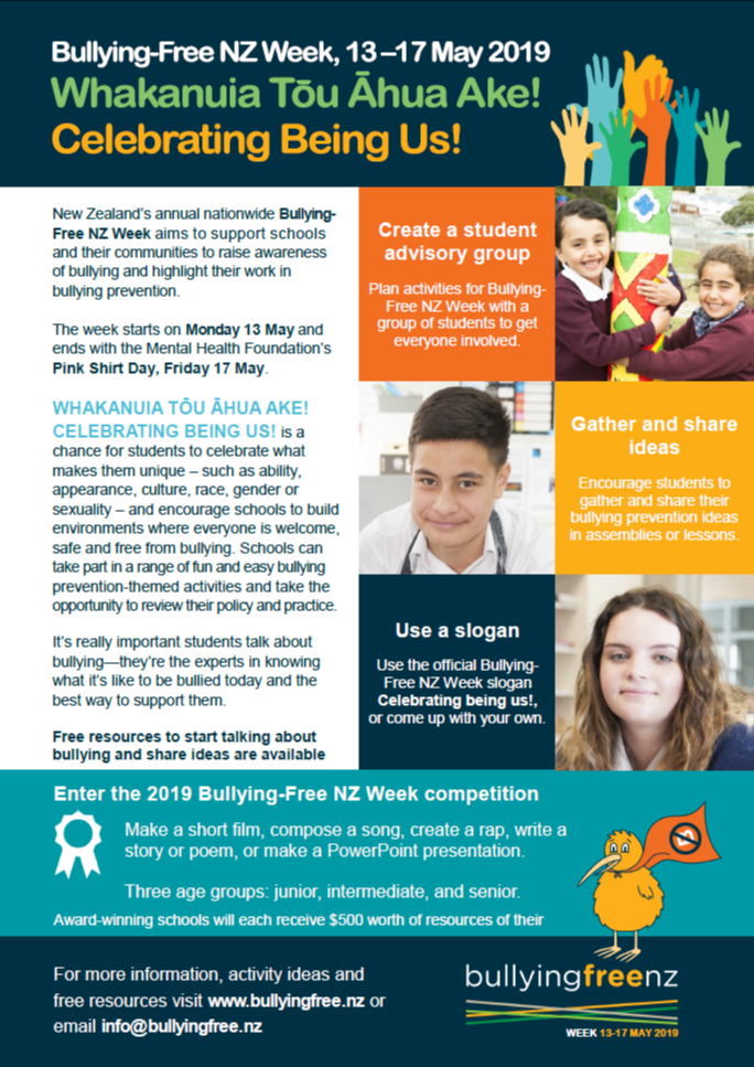 Bullying-Free NZ Week 2019 | Bullying Free NZ